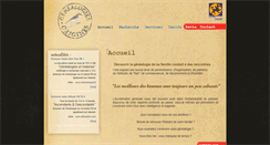 Desktop Screenshot of genealogies-origines.com